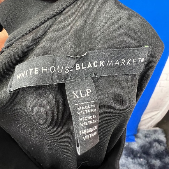 👗 |•WHITE HOUSE BLACK MARKET•| Black Studded Dress Size XLT - Picture 6 of 10